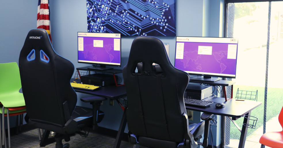 Computers available for public use at Century Library